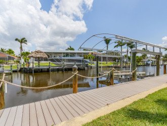 boat dock available at vacation rental