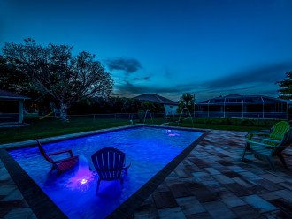 Private heated pool in Cape Coral, Florida
