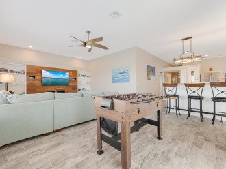 vacation rental with foosball table