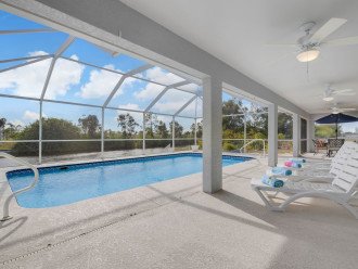 3 bedroom vacation home with heated pool