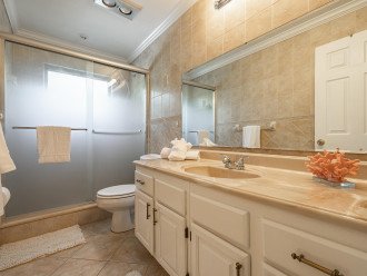 guest bathroom with shower