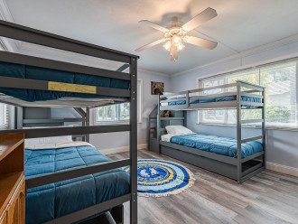 guest bedroom with bunk beds