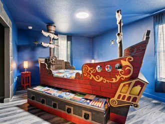 Pirate Ship Room with a Pirate Bed