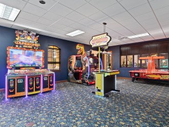 Resort Arcade Game Room