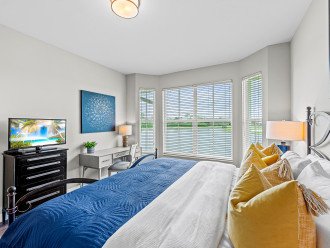 Great Master Bedroom with Natural Light and Lake View