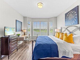 Great Master Bedroom with Natural Light and Lake View