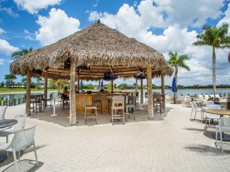 Tiki bar located in the community