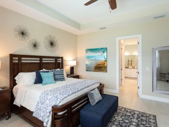 Master bedroom with king bed