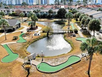 Aerial View of Putt Putt Golf Course