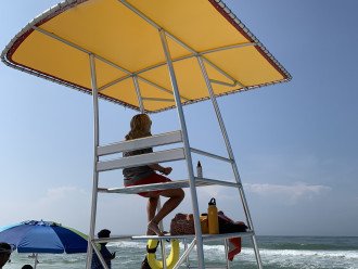 Lifeguards are on duty much of the time