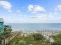 Beach view from The Sunlounger King Master suite covered deck