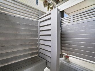 The Sunlounger outdoor enclosed private shower