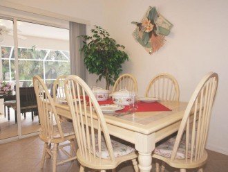 Dinning area of the holiday home in Cape Coral, FL