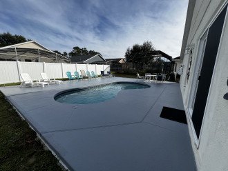 Pool and deck extension