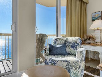 A favorite place to read, watch tv, or watch the ocean waves