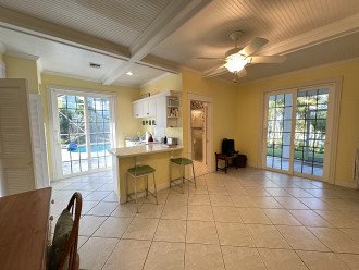 Entry Level " Off Pool Kitchen & Living Area"