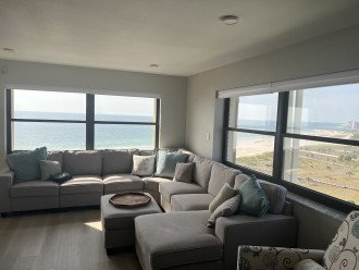 Living room with panoramic views