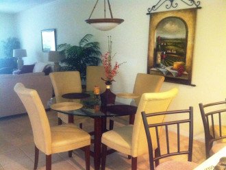 Dining Room table with comfortable chairs