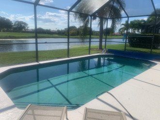 Spacious 3 BR 2BA|Private Home|Heated Pool|on Lake & Golf Course|Gated Community #1