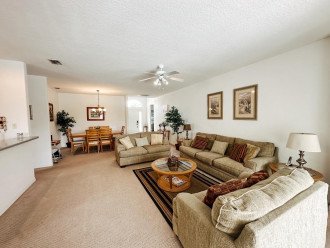 Spacious 3 BR 2BA|Private Home|Heated Pool|on Lake & Golf Course|Gated Community #29