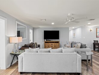 Living area seating - 1 sofa bed.