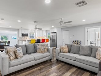 Living area seating - 1 sofa bed.