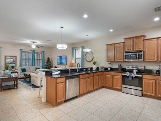 Spacious kitchen with everything you might need.