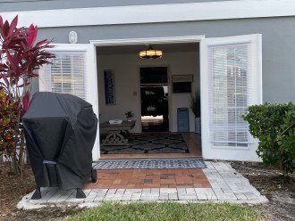 Downstairs Florida Room and Patio with Grill