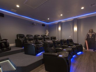 Luxury Theater Seating for 13 persons - Ground shaking Surround sound theater experience