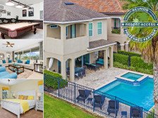 Fairway Serenity in Reunion with Preserve Views | 6 - Bedroom with Private