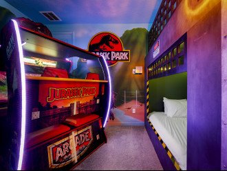 Arcades, Movie Room, Princess & Dinosaur Custom Bunk Kids Rooms, Pool Table #37