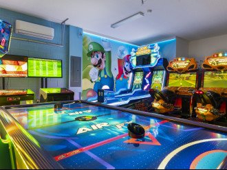 Arcades, Movie Room, Princess & Dinosaur Custom Bunk Kids Rooms, Pool Table #5