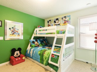 Let the kids choose their own bunk in this themed bedroom