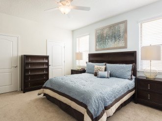Fall asleep in comfort with this master bedroom