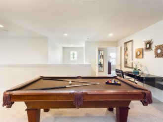 Get together for a game of pool in the loft
