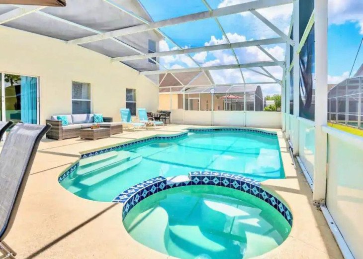 6BR Near Disney! Pool, Spa and Cool Theater Room! #1