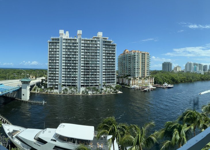 Panoramic view from balcony