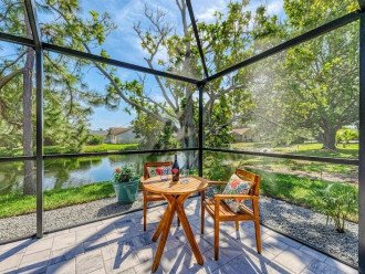 The quiet pond provides extra privacy and wildlife viewing opportunities.