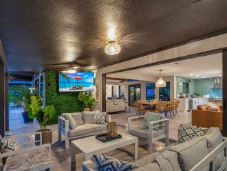 Outdoor Living Room with 65" TV