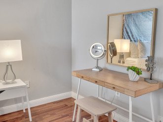 Find the perfect balance of productivity and comfort in our work-friendly bedroom. Transform our cozy space into your personal office, complete with a convenient work desk. Work smart, rest well – all in one place.
