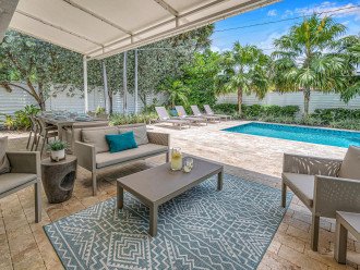 Relax and unwind by our inviting heated pool, where comfortable seating awaits to provide the perfect spot for soaking up the sun and enjoying poolside bliss.