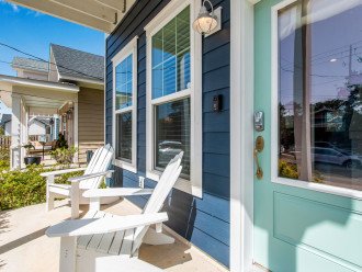 Adirondack chairs for enjoying the front porch