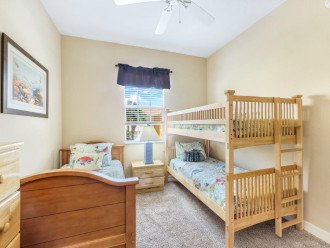 3rd bedroom - sleeps 4 single bed is a trundle bed