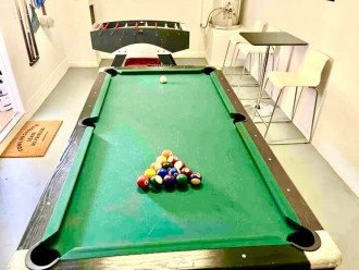 Enjoy a game of pool in the Games room