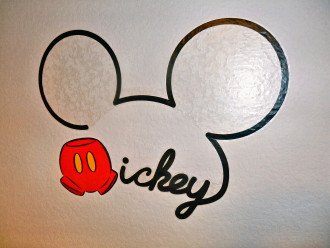 Mickey bedroom