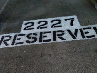 9th Floor Reserved Parking Spot