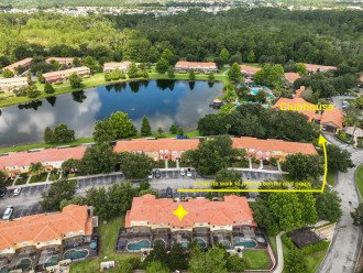 A quick 2 minute walk to the Clubhouse amenities - fitness center, walking trail, and heated pools