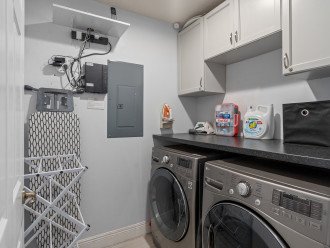A handy and efficient space for keeping your clothes fresh and ready throughout your stay.