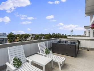 Boujee by the Beach | Panoramic Rooftop Deck | Hot Tub | Pool | Rosemary #12
