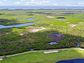 Aerial View of Charlotte Harbor Preserve State Park and out to the harbor!
